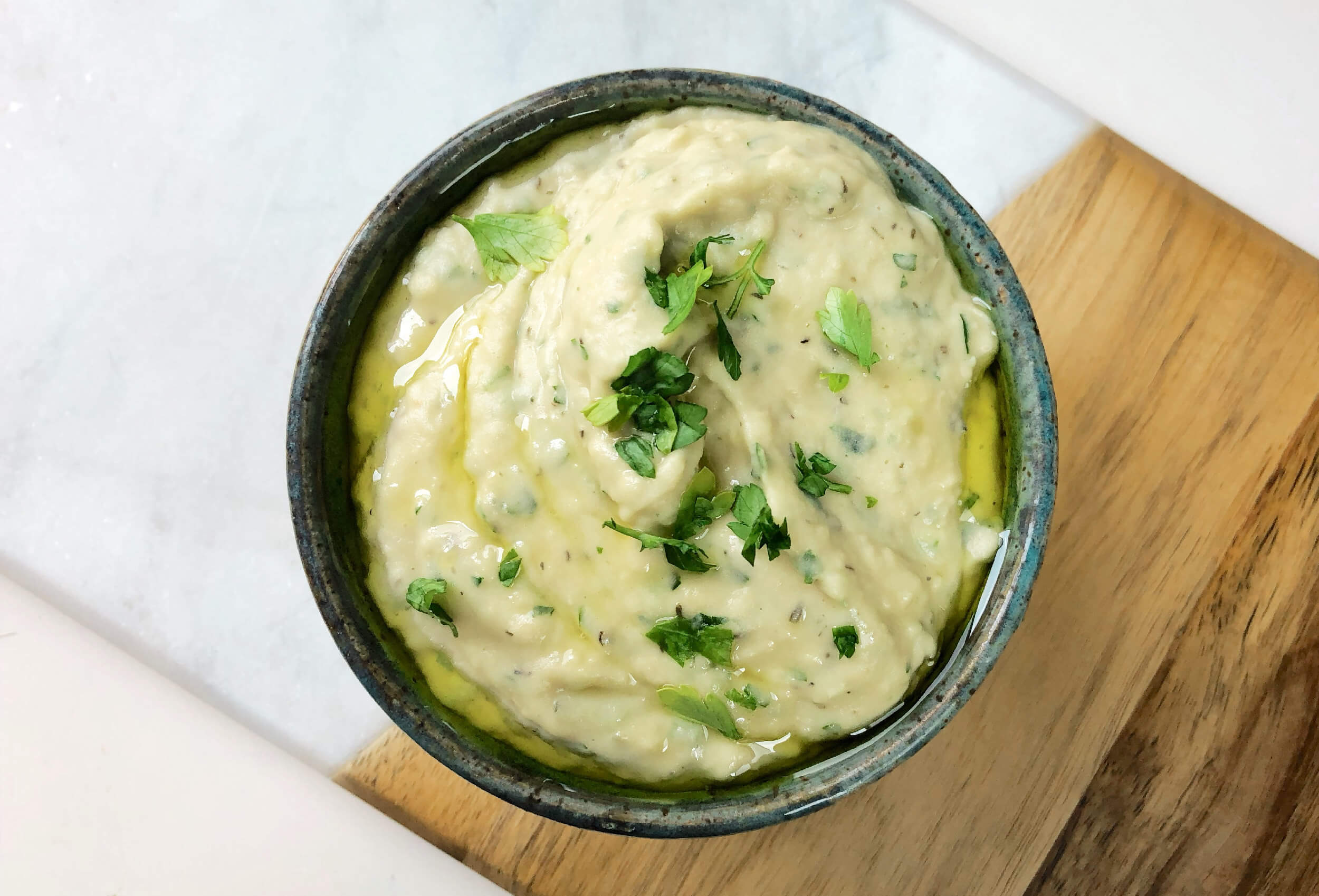 Herbed White Bean Dip Katie Stewart Acne Nutritionist