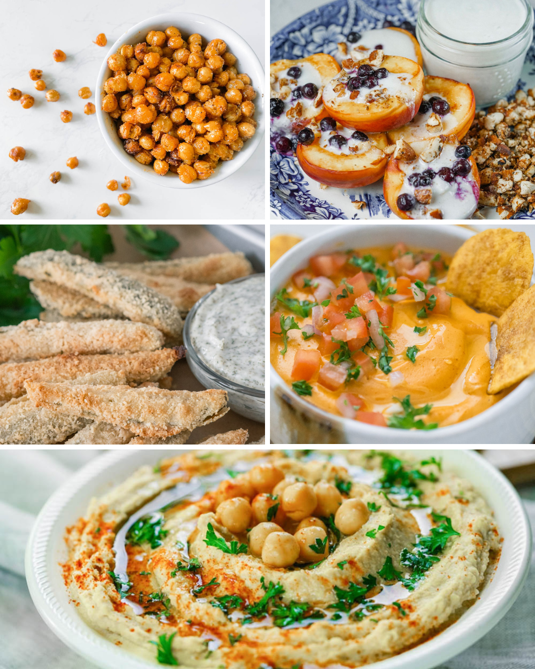 Collection of skin friendly snacks for happy hormones.
