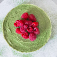 Vegan Matcha Cheesecake