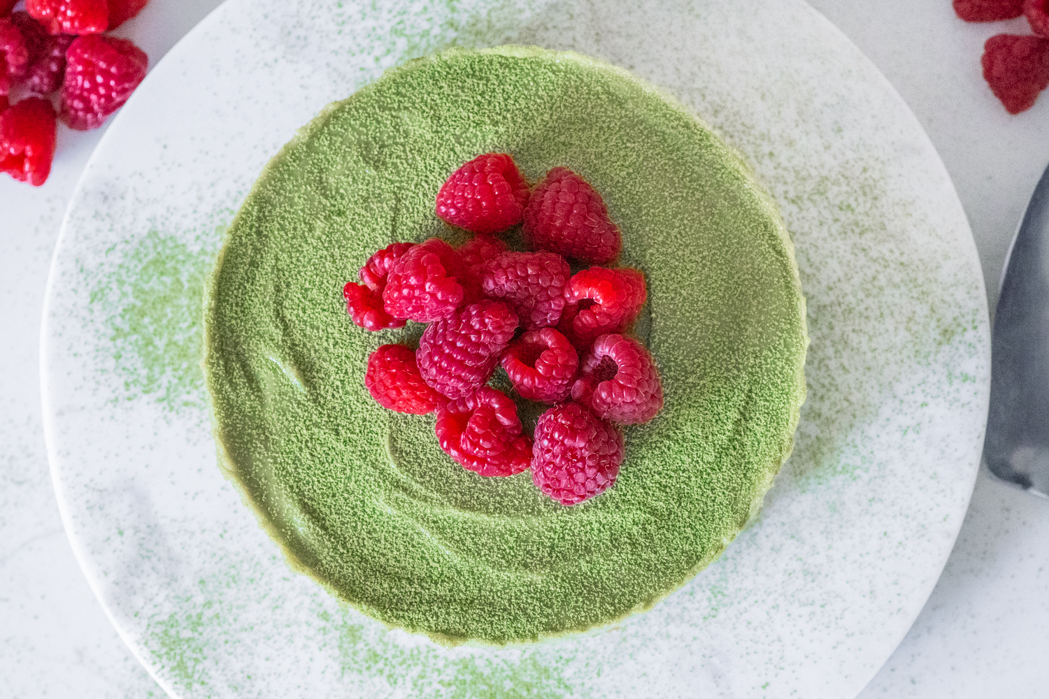 Vegan Matcha Cheesecake