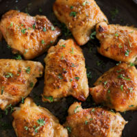 Sticky Maple Mustard Thighs