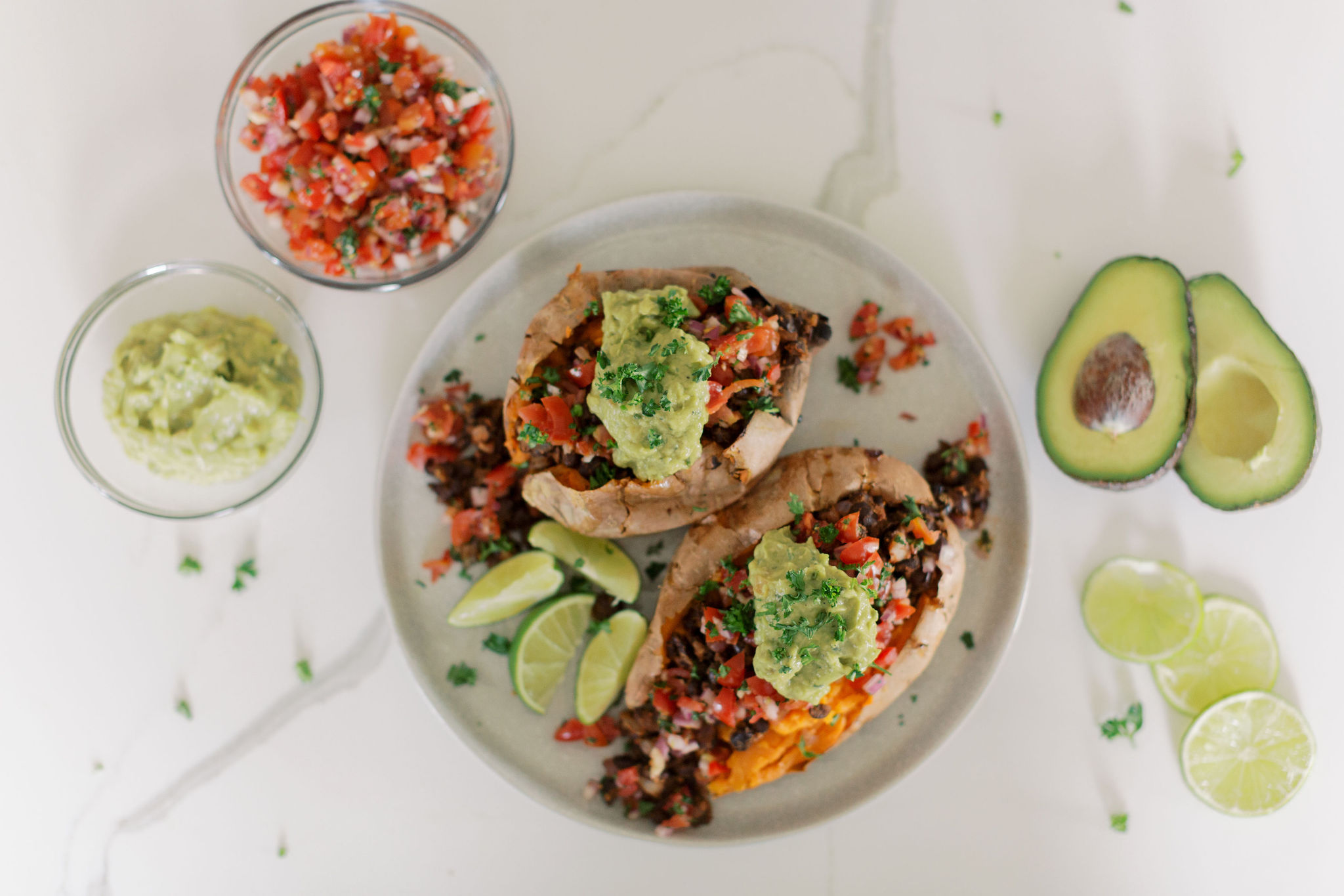 Mexican Stuffed Sweet Potato