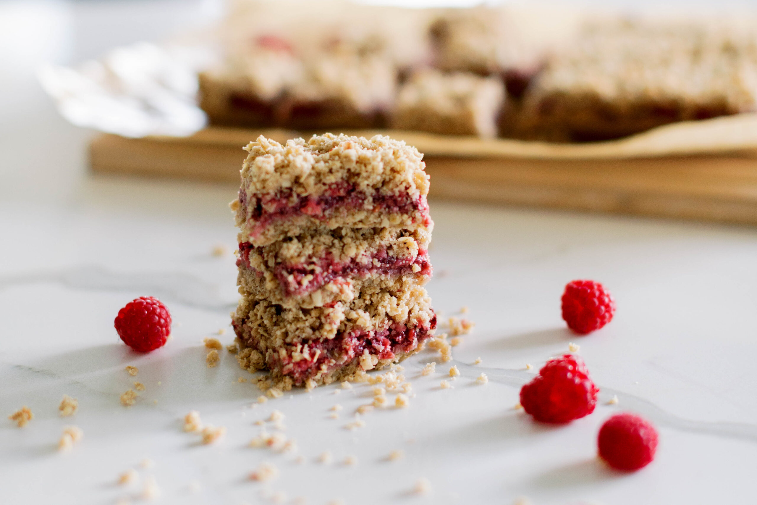Raspberry Crumble Bars